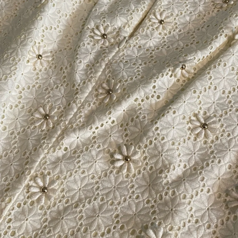 Talbot’s eyelet lace skirt casual bride honeymoon attire size 4